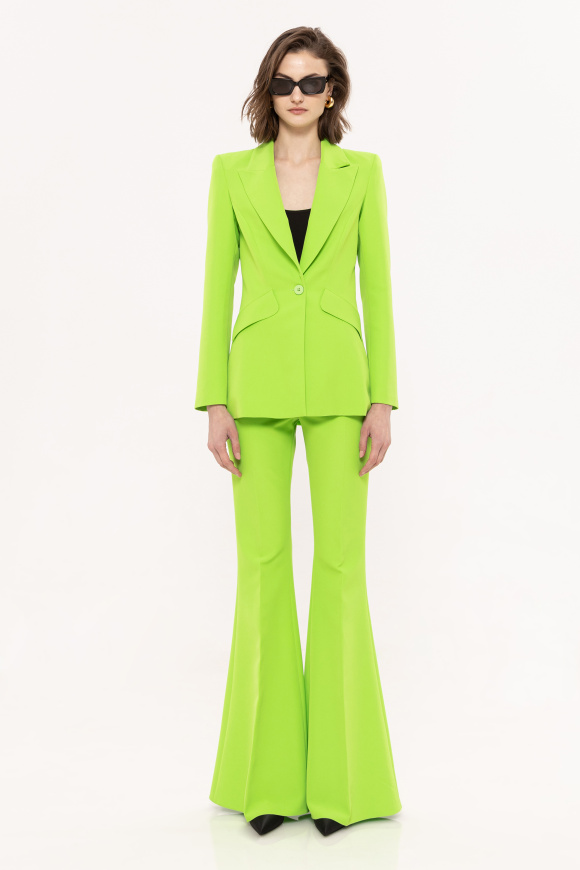 Sacou cambrat cu rever