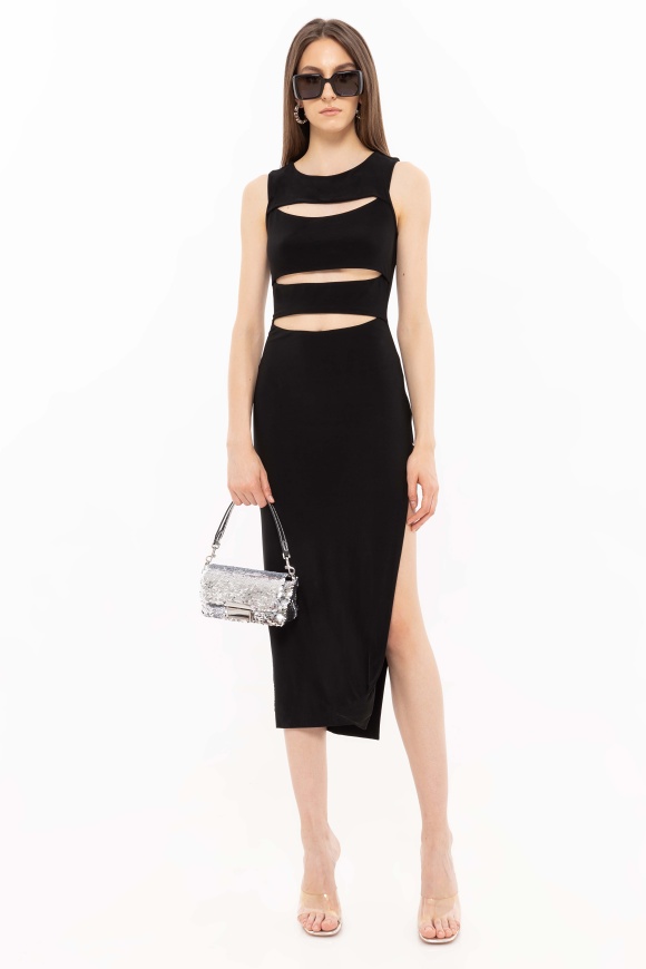 Rochie elastica cu decupaje