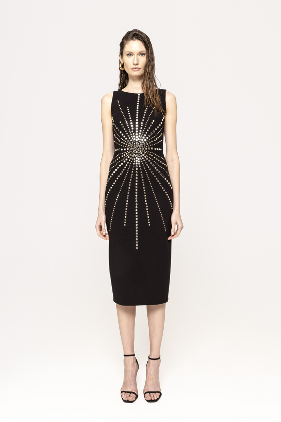 Embellished midi dress