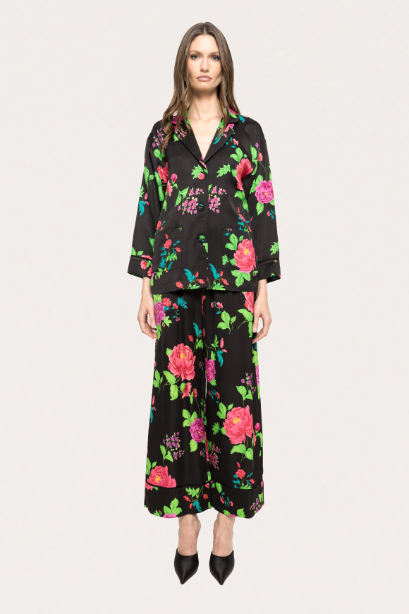 Pantaloni culotte din vascoza