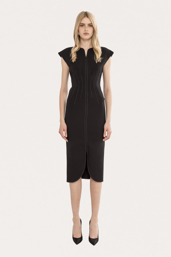 Rochie cambrata din stofa