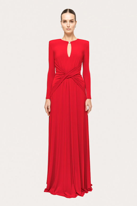 Rochie elastica cu detaliu de cristale