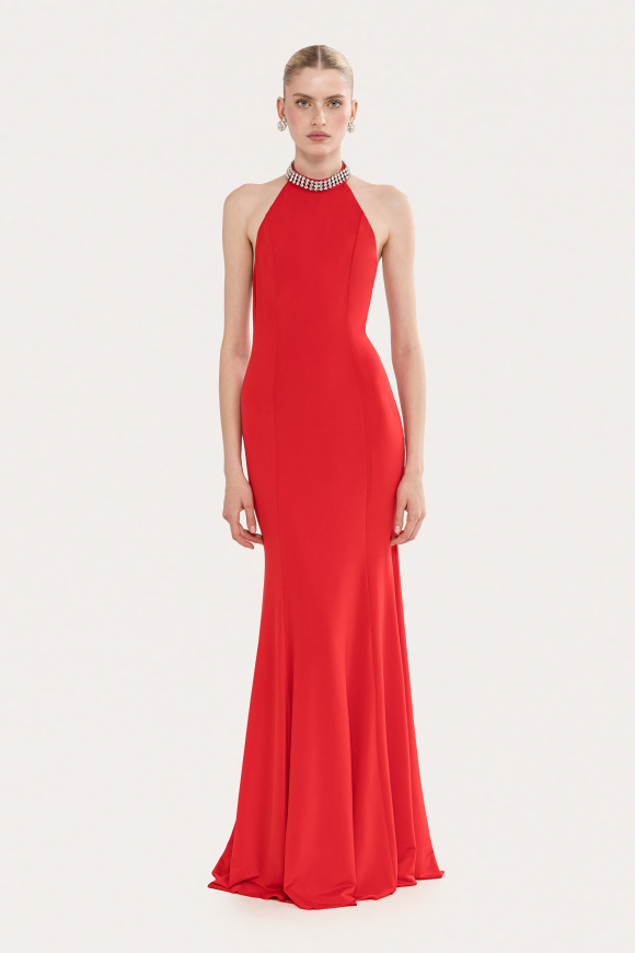 Rochie elastica cu spatele gol