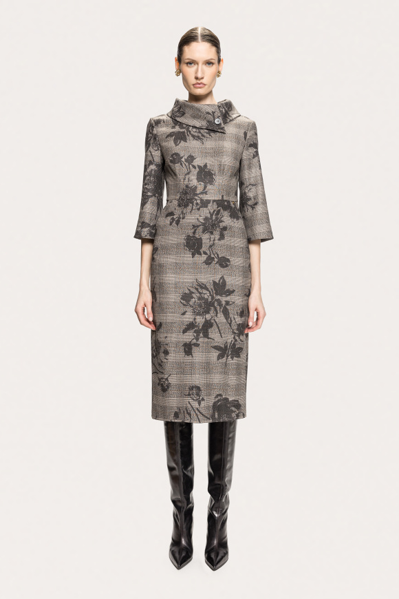 Rochie din stofă cu imprimeu floral