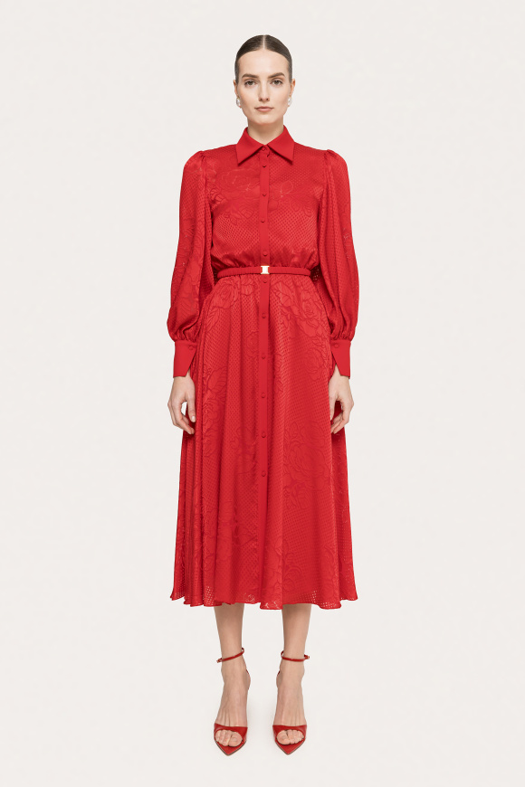 Rochie satinata din vascoza