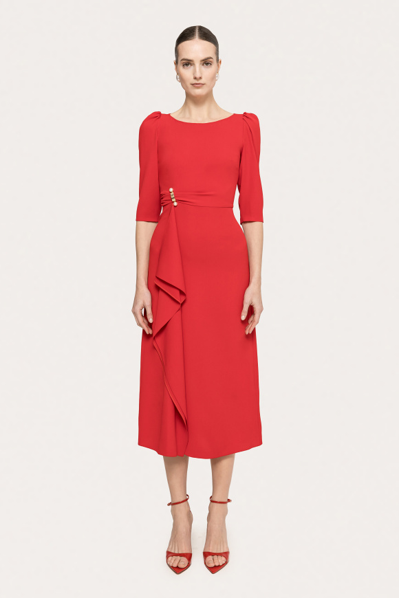 Rochie cu detaliu tip perla