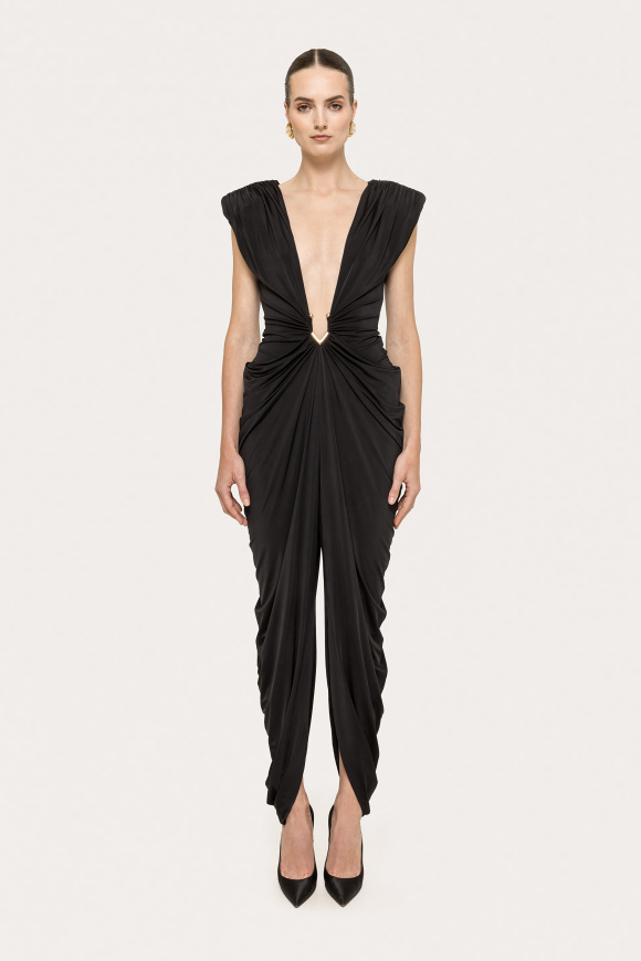 Salopeta elastica cu drapaje