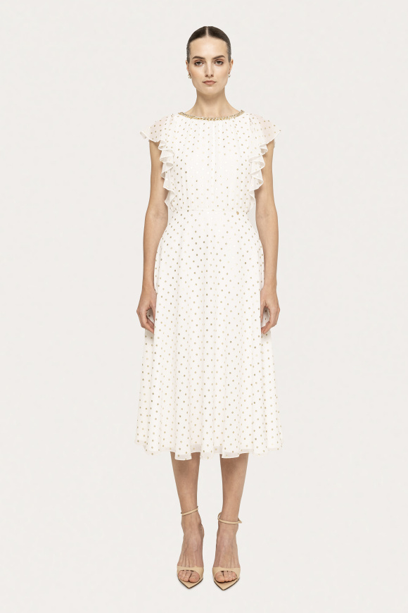 Rochie din voal cu buline