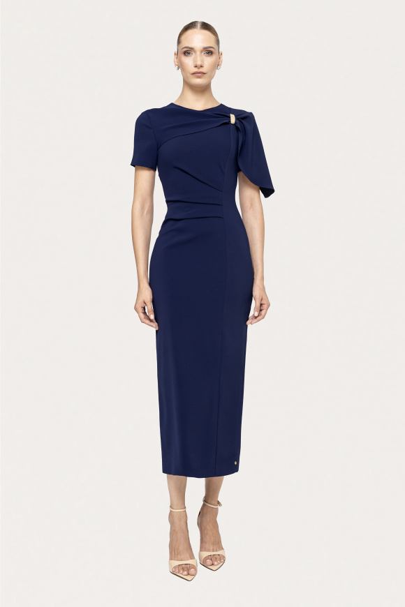 Fitted midi dress