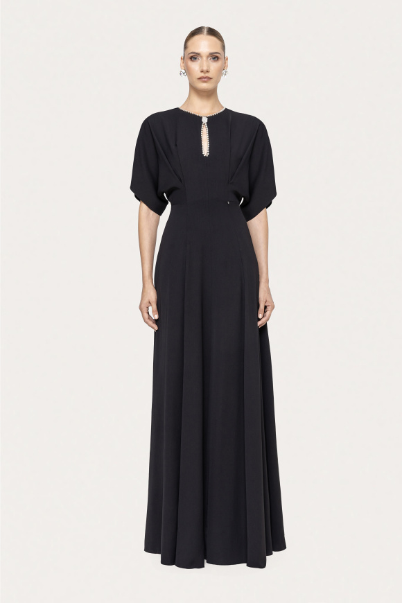 Crystal details maxi dress