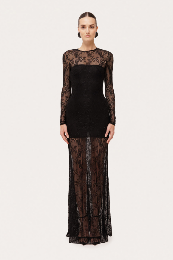 Rochie din dantelă cu căptuşeală detaşabilă
