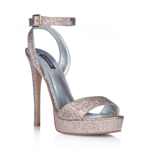 Eco leather platform sandals