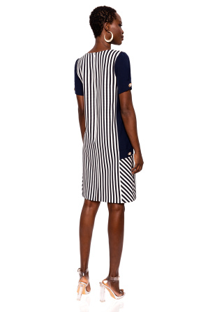 Navy dress with pockets