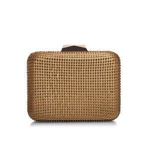 Crystal embellished clutch