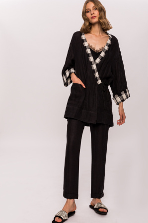 Cotton plaid jacket