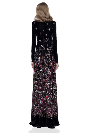 Embroidered maxi dress