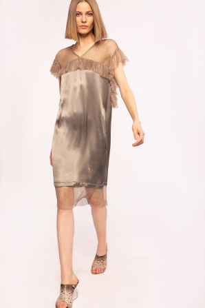 Satin effect dress