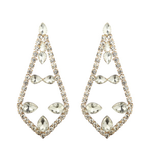 Teardrop shaped earrings