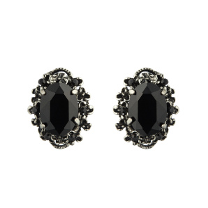 Crystal embellished earrings