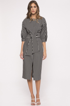 Puff sleeve dress