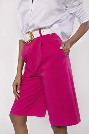 Cotton bermuda shorts
