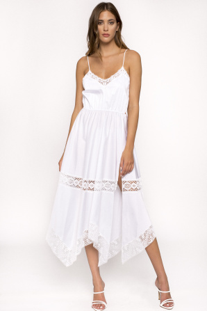 Spaghetti straps cotton dress