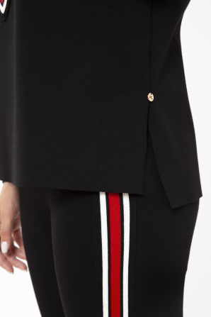 Side stripe-detail pants