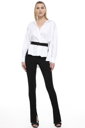 Oversized poplin shirt