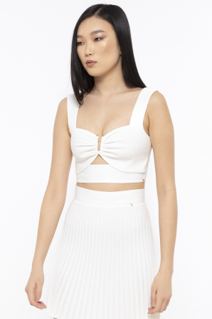 Cut-out crop top