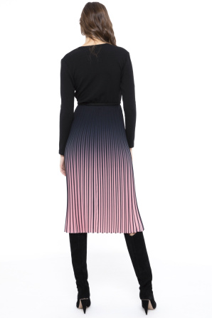 Pleated midi dress