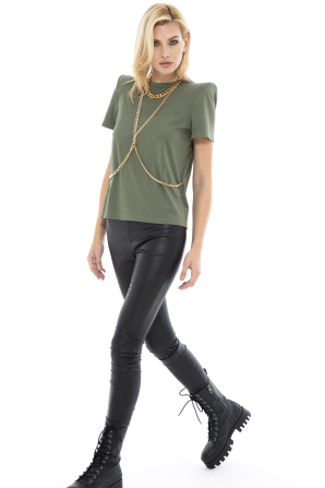 Chain detail t-shirt