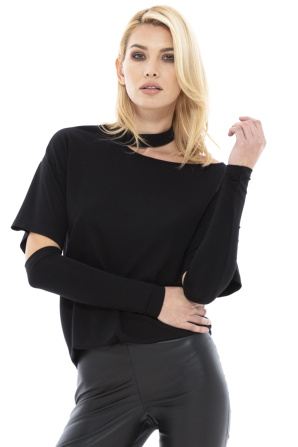Asymmetrical design top
