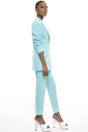 Side pockets slim pants