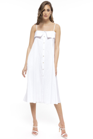 Spaghetti straps cotton dress