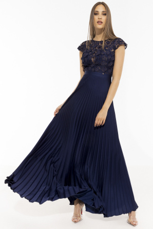 3D embelished maxi dress