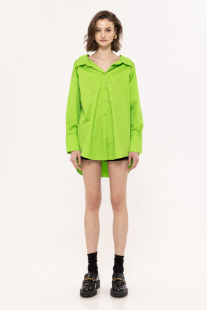 Oversized cotton shirt