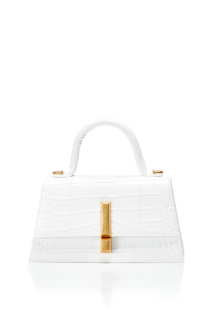 Leather shoulder bag