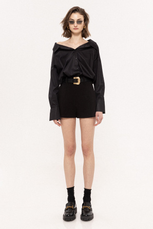 Oversized cotton shirt