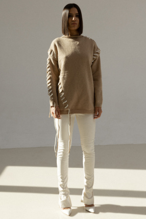 Oversized knit sweater