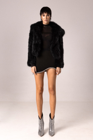 Fox fur jacket