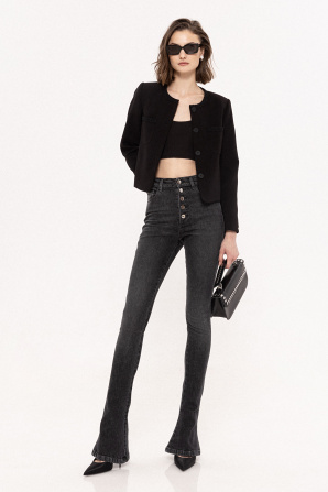 Straight-cut jacket