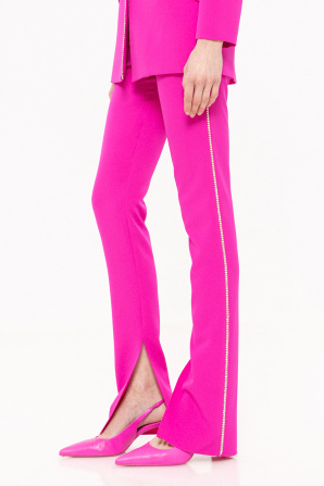 Embellished high-waisted pants