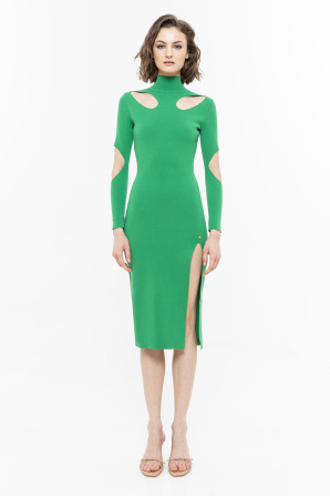 Knitted midi dress
