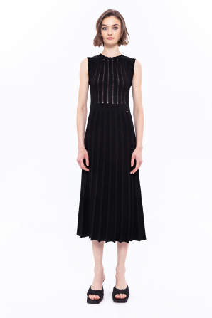Knitted midi dress