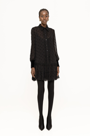 Polka dot midi dress