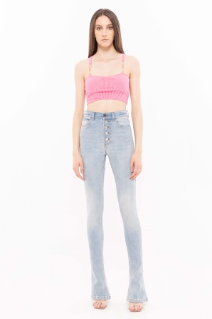 Knitted crop top