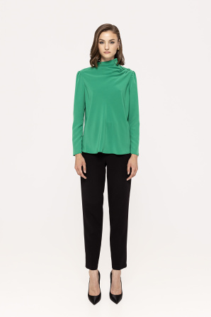 High-neck top