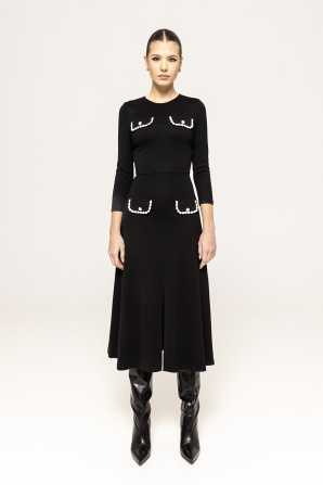 Viscose midi dress