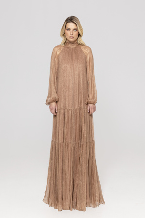 Silk maxi dress
