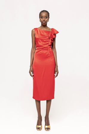 Bodycon viscose dress